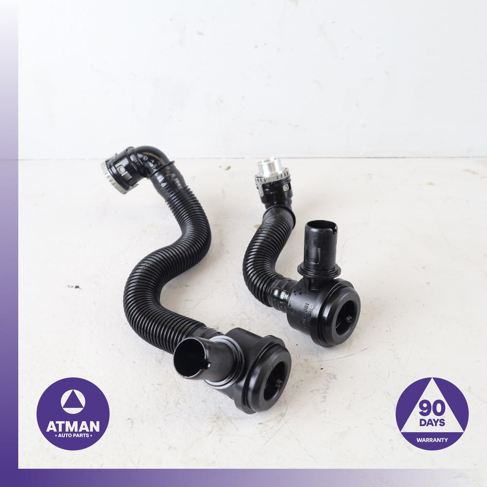 BMW E60 535i 3.0L I6 N54 Engine Turbocharger Bypass Hose Pipe Set w/ Valve OEM