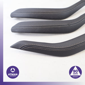 BMW F16 X6 Front &amp; Rear Door Armrest Grab Handle Trim Black Set OEM