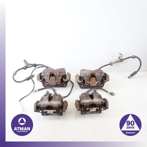 07-13 BMW E92 328i Front &amp; Rear Brake Caliper Calipers Set 34116778145 OEM