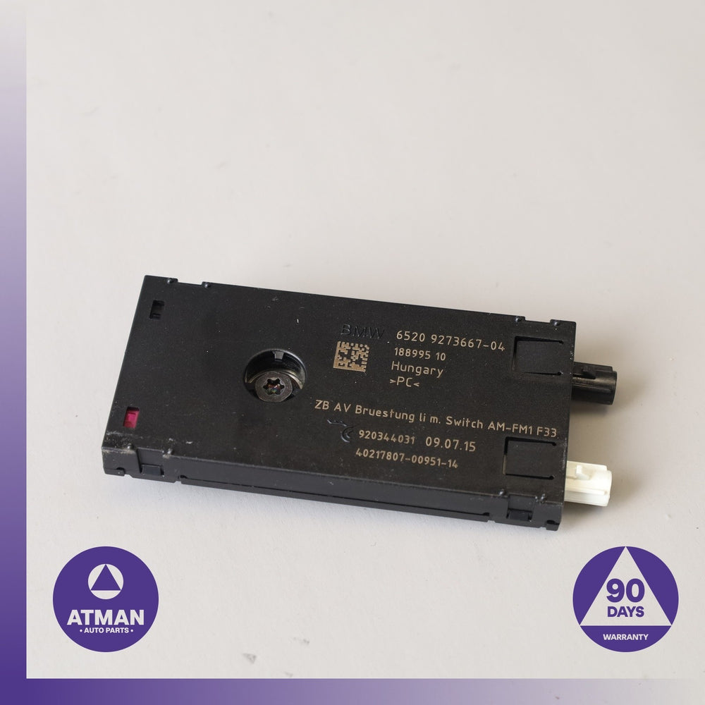 BMW F83 M4 Antenna Amplifier Control Module Unit 9273667 OEM