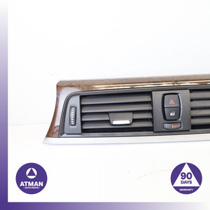 BMW F34 328i GT 428i Front Central Air Vent Grille w/ Trim OEM