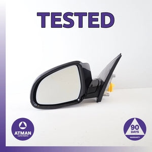 14-16 BMW F15 X5 Left Driver Side Rear View Door Mirror White 51167364001 OEM