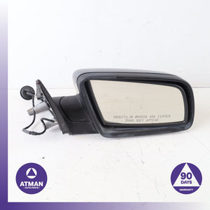 08-10 BMW E60 535i 528i Right Rear View Door Mirror Gray OEM
