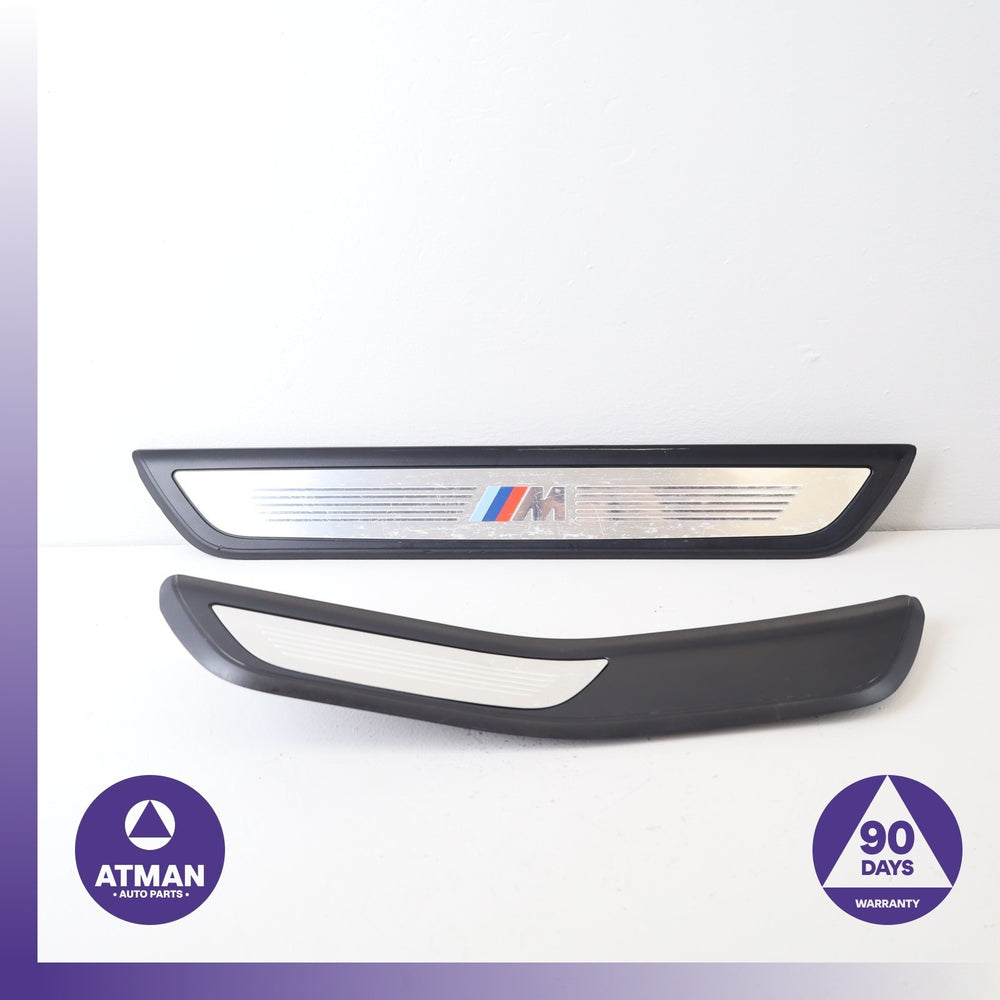 BMW F06 650i 640i Gran Coupe M-Sport Left Side Sill Scuff Plate Panel Set OEM