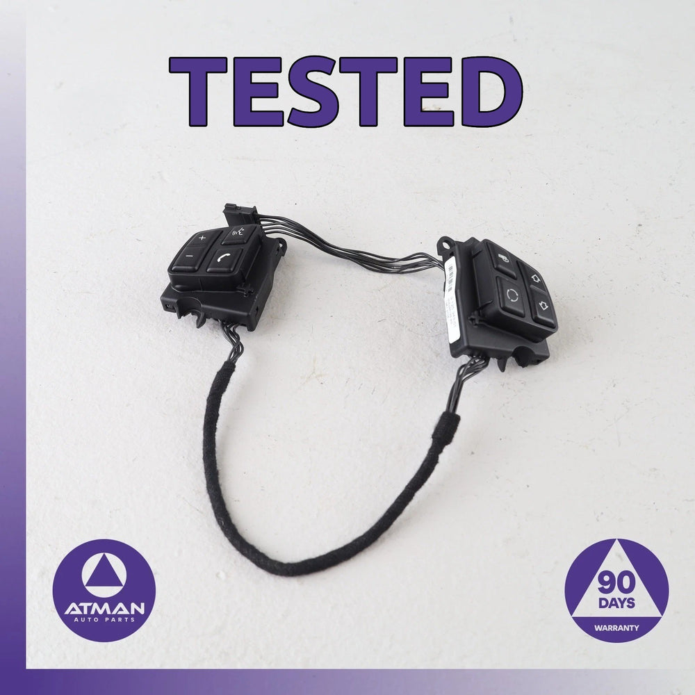 BMW E90 328i 335i Steering Wheel Multifunction Control Switch Set 9125343 OEM