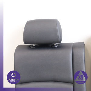 11-16 BMW F10 528i Rear Left &amp; Right Upper Seat Cushion Set Black OEM