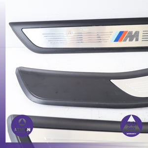 BMW F06 650i 640i Gran Coupe M-Sport Sill Scuff Plate Panel Set OEM