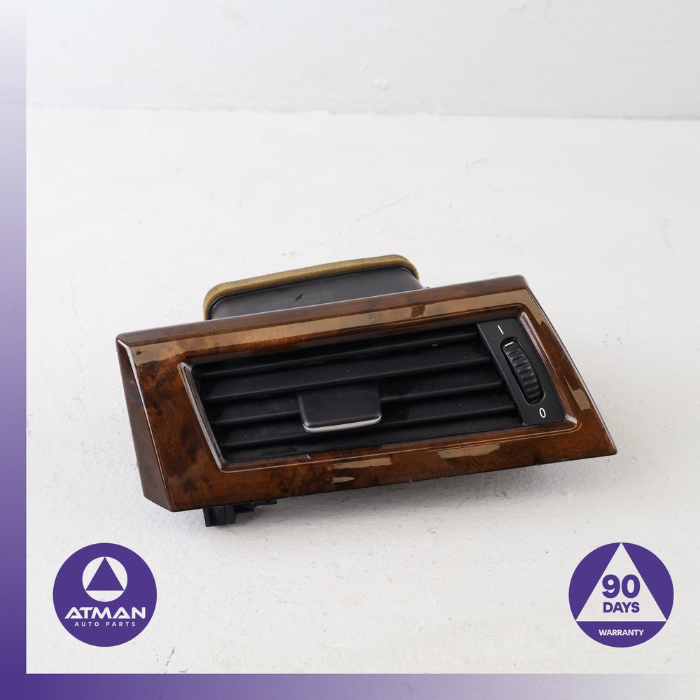 05-10 BMW E60 535i 550i Left Dashboard A/C AC Air Vent Grille Wood 9112204 OEM
