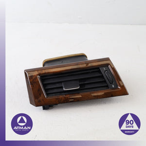05-10 BMW E60 535i 550i Left Dashboard A/C AC Air Vent Grille Wood 9112204 OEM