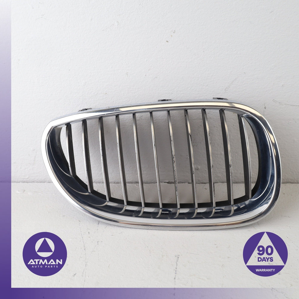 04-10 BMW E60 528i 535i Front Right Bumper Grille Chrome 51137065702 OEM