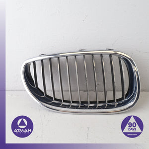 04-10 BMW E60 528i 535i Front Right Bumper Grille Chrome 51137065702 OEM