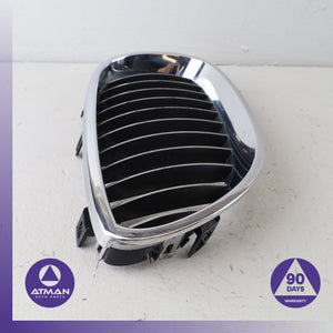 04-10 BMW E60 528i 535i Front Right Bumper Grille Chrome 51137065702 OEM