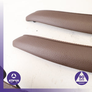 BMW F26 X4 Front &amp; Rear Door Panel Grab Handle Trim Set Brown OEM
