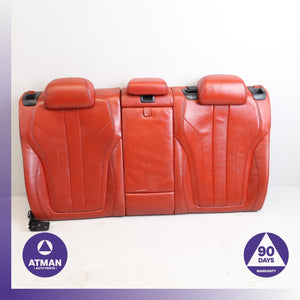 15-19 BMW F16 X6 Rear Left &amp; Right Upper Seat Cushion Set Red OEM