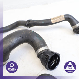 BMW E93 328i Engine Cooling Radiator Thermostat Hose Line Set OEM