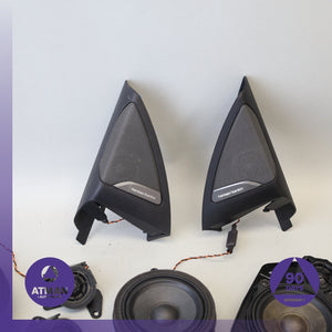 19-25 BMW F98 X4M X4 Harman / Kardon Interior Audio Speaker Loudspeaker Set OEM