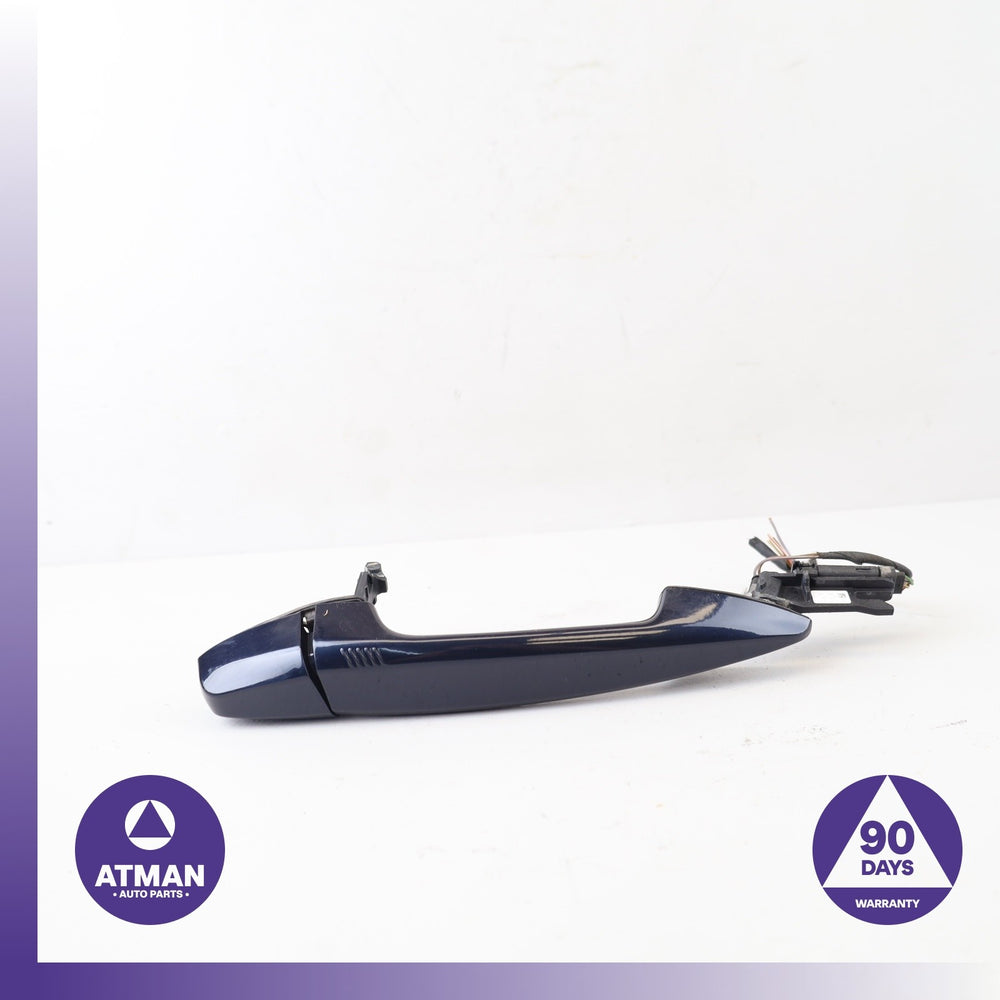 BMW F15 X5 Front or Rear Right Exterior Door Handle w/ Keyless Go Blue OEM