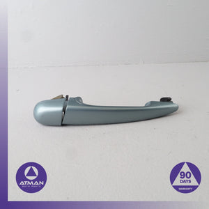 BMW E46 325i 323i 330i Rear Left Exterior Door Handle Gray OEM