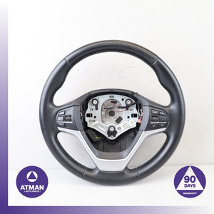 14-18 BMW F15 X5 Sport Steering Wheel Black 32306877853 OEM