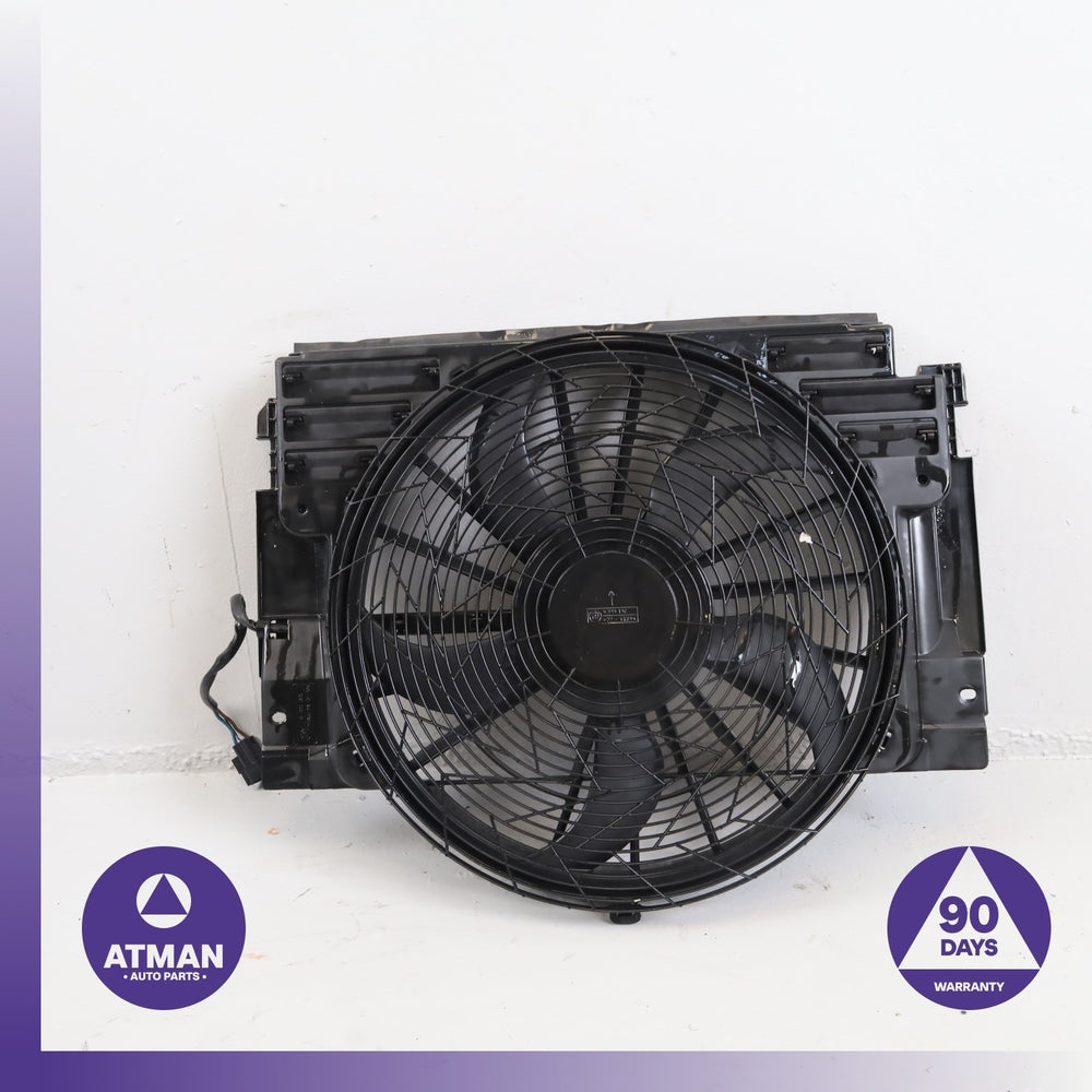 00-06 BMW E53 X5 Engine Radiator Auxiliary Cooling Fan Motor Blade w/ Shroud OEM