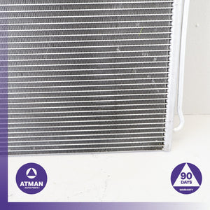 BMW F10 550i A/C AC Air Conditioning Condenser w/ Line DENSO