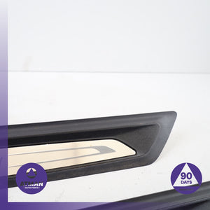BMW F30 330i 328i Front Door Entrance Sill Scuff Trim Panel Set OEM