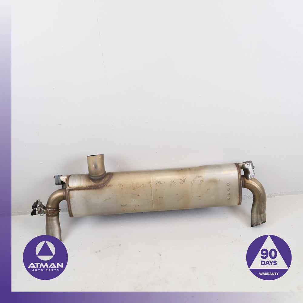 16-22 BMW G12 740i Dual Exhaust Muffler Assembly w/ Valve 8635192 OEM