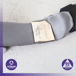 BMW E53 X5 Front Left Driver Side Seatbelt Seat Belt Gray OEM
