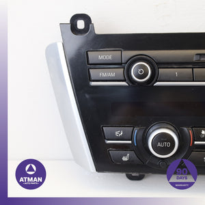 BMW F07 535i GT A/C AC Climate Temperature Radio Control Switch OEM
