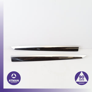 BMW F10 535i Rear Left &amp; Right Door Trim Wood Set 51427225530 OEM