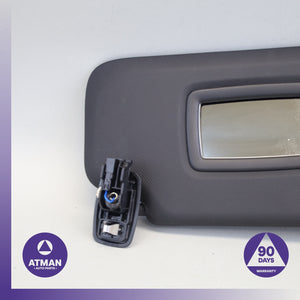 BMW F98 X4M X4 Left Driver Side Sunvisor Sun Visor Black OEM 55k