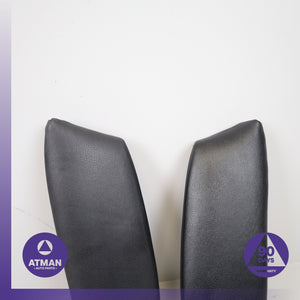 BMW F10 550i Front Left &amp; Right Seat Thigh Support Cushion Black OEM — photo 2