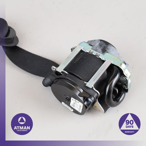 2014 BMW F15 X5 Front Right Seatbelt Seat Belt Black 7343638 OEM