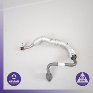 BMW G30 530e 530i Engine Turbocharger Oil Cooler Line Inlet OEM