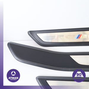 BMW F02 750i 740i LWB M-Sport Front &amp; Rear Door Lower Step Sill Panel Set OEM — photo 6