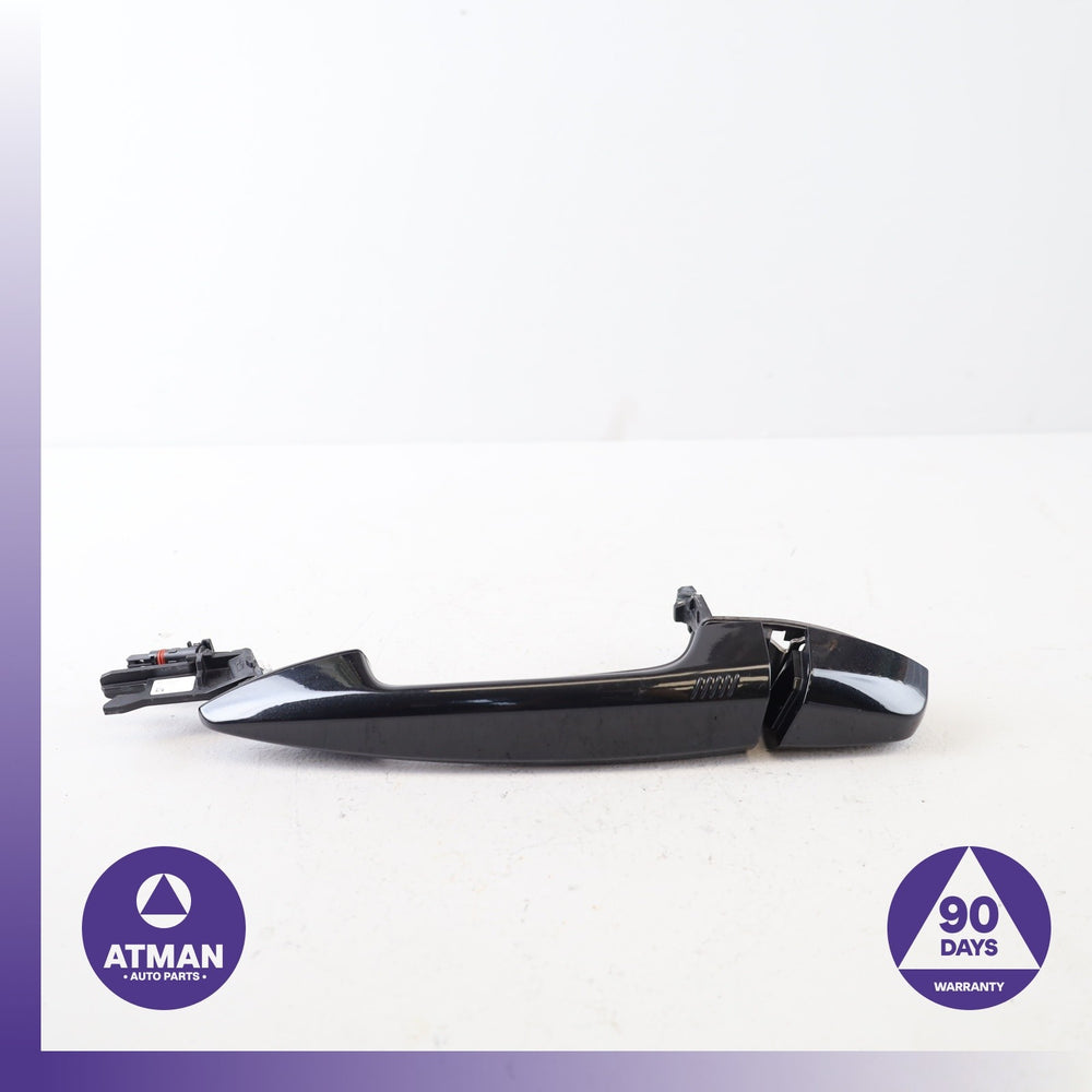 BMW F15 X5 Rear Left Driver Exterior Door Handle w/ Keyless Go Black OEM