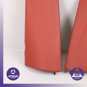 20-25 BMW F98 X4M Rear Left &amp; Right Seat Cover Bolster Set Leather Red OEM