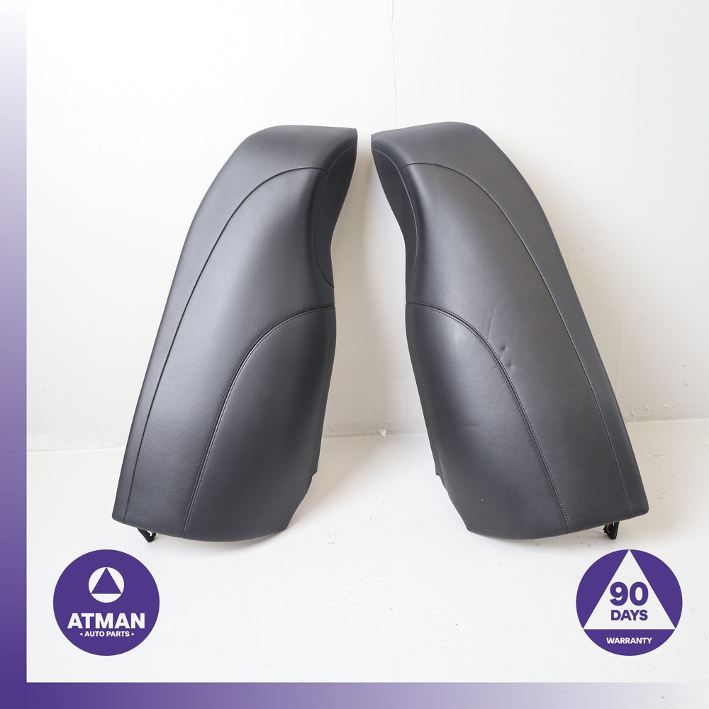 13-19 BMW F06 640i Rear Left &amp; Right Seat Cushion Bolster Set Black OEM