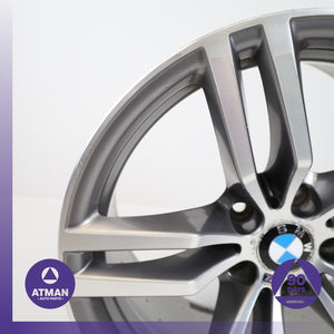 15-19 BMW F16 X6 Style 623 9 x 19 19" Rear Wheel Rim 36117850070 OEM
