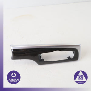 BMW F10 528i 535i 550i Left Dashboard Headlight Switch Trim Bezel Wood OEM — photo 5