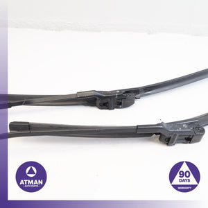 BMW E70 X5 X5M Front Windshield Wiper Washer Arm Set 61619449955 OEM