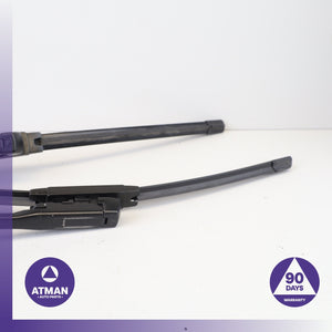 BMW F30 320i 328i Front Windshield Wiper Washer Arm Set OEM