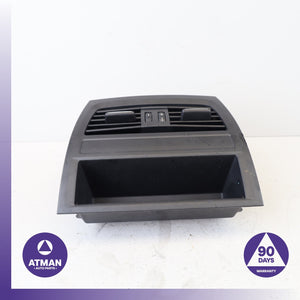 BMW F07 535i 550i GT Rear Center Console A/C Vent Cover Trim Black OEM