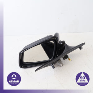 11-13 BMW F10 550i ActiveHybrid 5 Left Driver Side Rear View Door Mirror Black O
