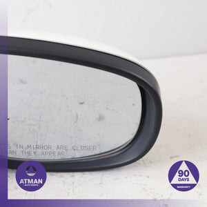 BMW E90 328i Right Side Exterior Door Mirror White OEM