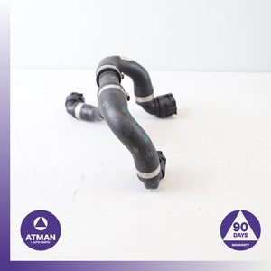 16-18 BMW F30 330e Hybrid Radiator Expansion Tank Coolant Hose OEM 84k