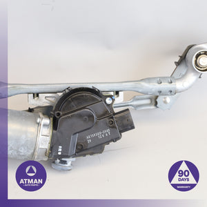 BMW F15 X5 Windshield Wiper Washer Motor w/ Linkage 61617292653 OEM