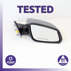 14-17 BMW F07 535i 550i GT Shadow Line Right Side Rear View Door Mirror Gray OEM