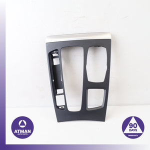 14-18 BMW F15 X5 Center Console Shifter Cover Panel Trim Bezel OEM