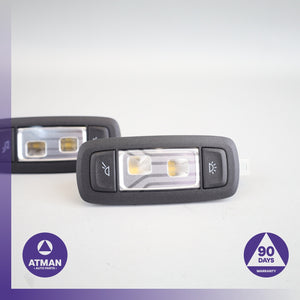 BMW F98 X4M X4 Rear Left &amp; Right Roof Reading Dome Light Lamp Set OEM 55k
